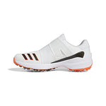adidas Men's ZG23 Boa Golf Shoes, Ftwr White/Core Black/Semi Solar Red, 7.5 Wide