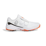 adidas Men's ZG23 Boa Golf Shoes, Ftwr White/Core Black/Semi Solar Red, 7.5 Wide