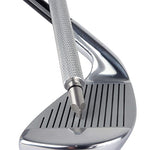 Bulex Golf Club Groove Sharpener, Re-Grooving Tool and Cleaner for Wedges & Irons - Generate Optimal Backspin - Suitable for U & V-Grooves