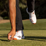 adidas Men's ZG23 Boa Golf Shoes, Ftwr White/Core Black/Semi Solar Red, 7.5 Wide