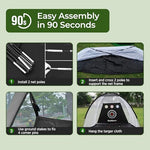 Golfguru Golf Net, 10x7ft All in 1 Golf Practice Net with XL Tri-Turf Golf Mat, Impact Target, 10 Golf Balls, 7 Golf Tees, 2 Rubber Golf Tees, Carry Bag, Golf Net for Backyard Driving Chipping Indoor