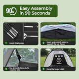 Golfguru Golf Net, 10x7ft All in 1 Golf Practice Net with XL Tri-Turf Golf Mat, Impact Target, 10 Golf Balls, 7 Golf Tees, 2 Rubber Golf Tees, Carry Bag, Golf Net for Backyard Driving Chipping Indoor