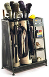 Suncast Rack - Golf Equipment Organizer Storage - Store Golf Bags, Clubs, and Accessories - Perfect for Garage, Shed, Basement