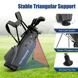 GYMAX Complete Golf Club Set for Men, 14 PCS Right Hand Golf Clubs Set Includes #1 Driver & #3 Fairway & #4 Hybrid & #6/#7/#8/#9/#P Irons, Putter & Head Covers, Men’s Golf Clubs Set (Grey)