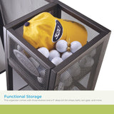 Suncast Rack - Golf Equipment Organizer Storage - Store Golf Bags, Clubs, and Accessories - Perfect for Garage, Shed, Basement