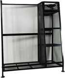 Suncast Rack - Golf Equipment Organizer Storage - Store Golf Bags, Clubs, and Accessories - Perfect for Garage, Shed, Basement