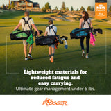 Frogger Function Golf Bag for Men and Women with Stand | Ultra Lightweight Golf Club Bags with 7 Spacious Pockets, 2 Integrated Latch-it Receivers and Ergonomic Dual Shoulder Straps