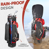UNIHIMAL 14-Way Golf Cart Bag Pro with Full Length Divider Top, Golf Bag for Men with Handles and Rain Cover