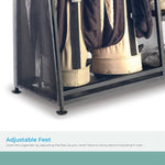 Suncast Rack - Golf Equipment Organizer Storage - Store Golf Bags, Clubs, and Accessories - Perfect for Garage, Shed, Basement