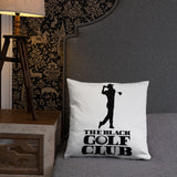 BLACK GOLF CLUB Basic Pillow