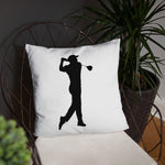 BLACK GOLF CLUB Basic Pillow