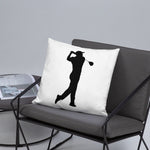 BLACK GOLF CLUB Basic Pillow