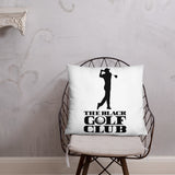 BLACK GOLF CLUB Basic Pillow