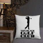 BLACK GOLF CLUB Basic Pillow