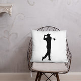 BLACK GOLF CLUB Basic Pillow