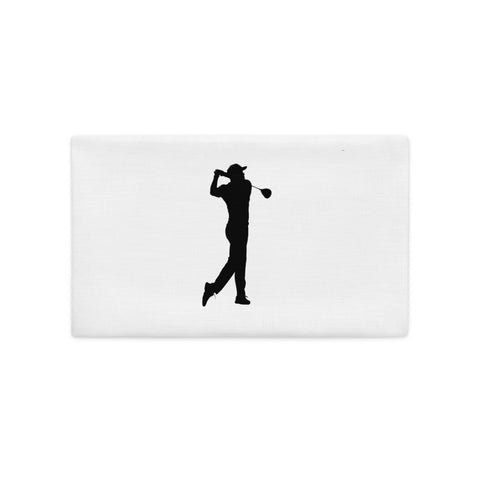 BLACK GOLF CLUB Premium Pillow Case