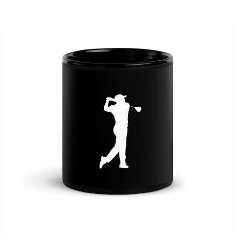 THE BLACK GOLF CLUB - Black Glossy Mug