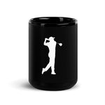 THE BLACK GOLF CLUB - Black Glossy Mug