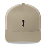 The BLACK GOLF CLUB Collection Trucker Cap