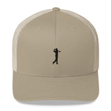 The BLACK GOLF CLUB Collection Trucker Cap