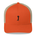 The BLACK GOLF CLUB Collection Trucker Cap