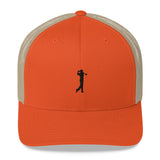 The BLACK GOLF CLUB Collection Trucker Cap