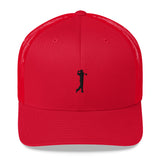 The BLACK GOLF CLUB Collection Trucker Cap
