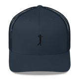 The BLACK GOLF CLUB Collection Trucker Cap