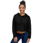 LADIES BLACK GOLF CLUB Crop Hoodie