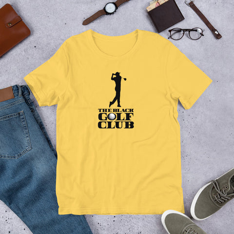 BLACK GOLF CLUB HCC Collection Short-Sleeve Unisex T-Shirt