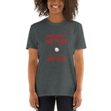 PROPERTY OF THE BLACK GOLF CLUB RED Short-Sleeve Unisex T-Shirt