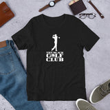 BLACK GOLF  CLUB Short-Sleeve Unisex T-Shirt